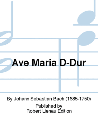 Book cover for Ave Maria D-Dur