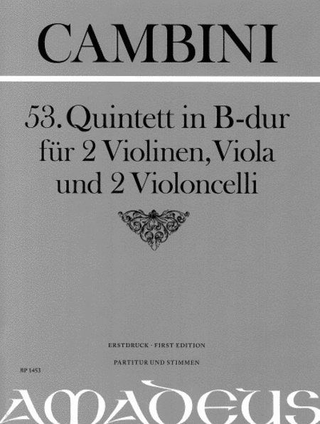 53. Quintet in B Major