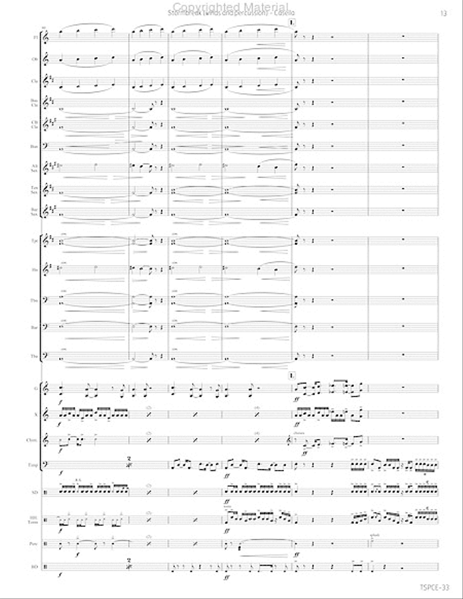 Stormbreak Percussion Ensemble scores gallery preview page 18