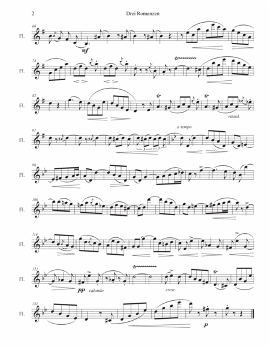 3 Romances Op.22 Chamber Music scores gallery preview page 4