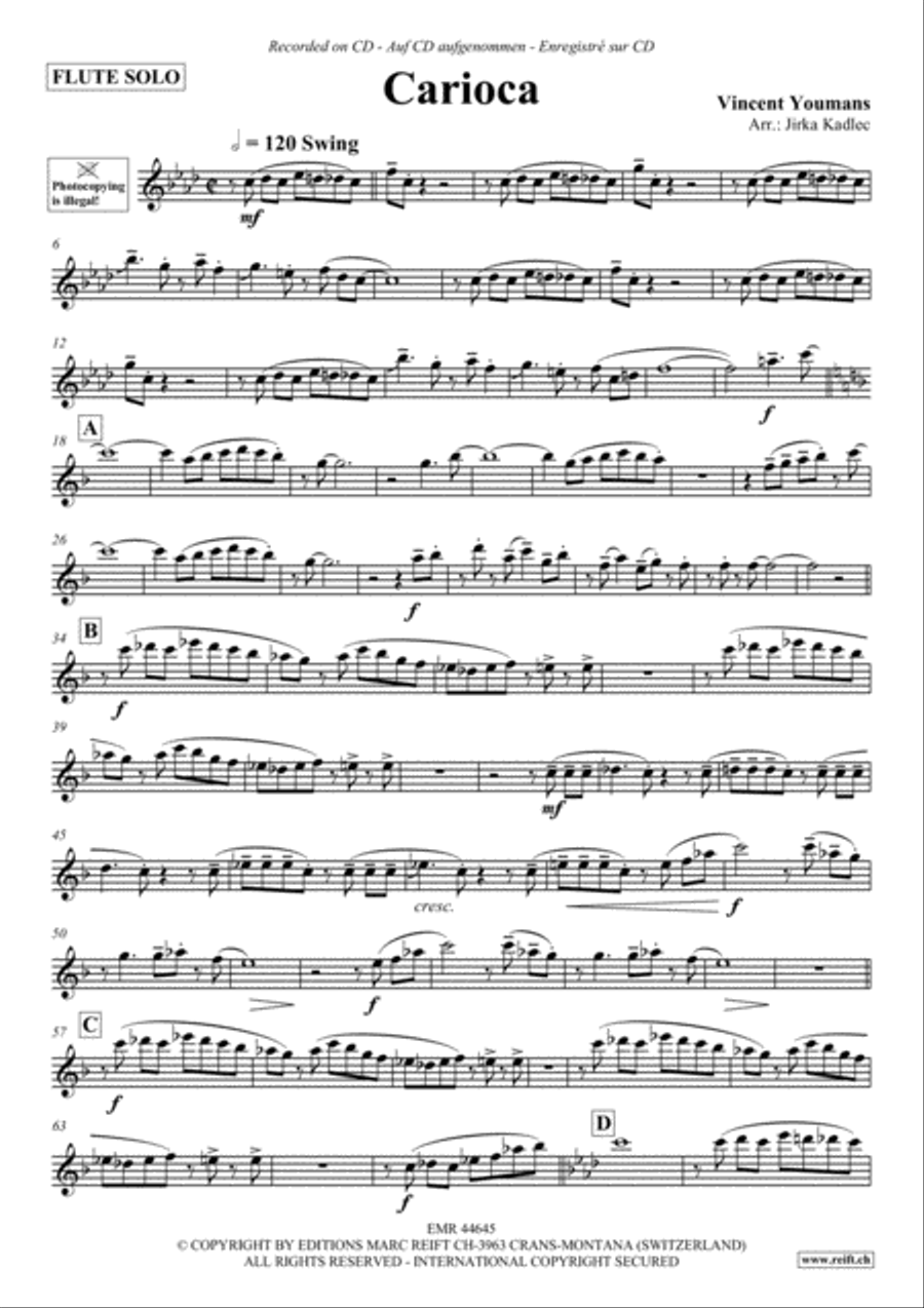 Carioca Carioca Flute Solo scores gallery preview page 2