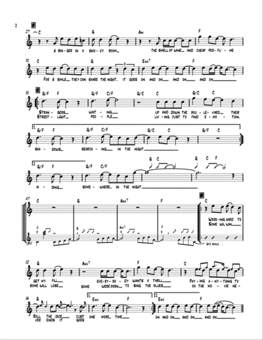 Don't Stop Believin' Large Ensemble scores gallery preview page 2