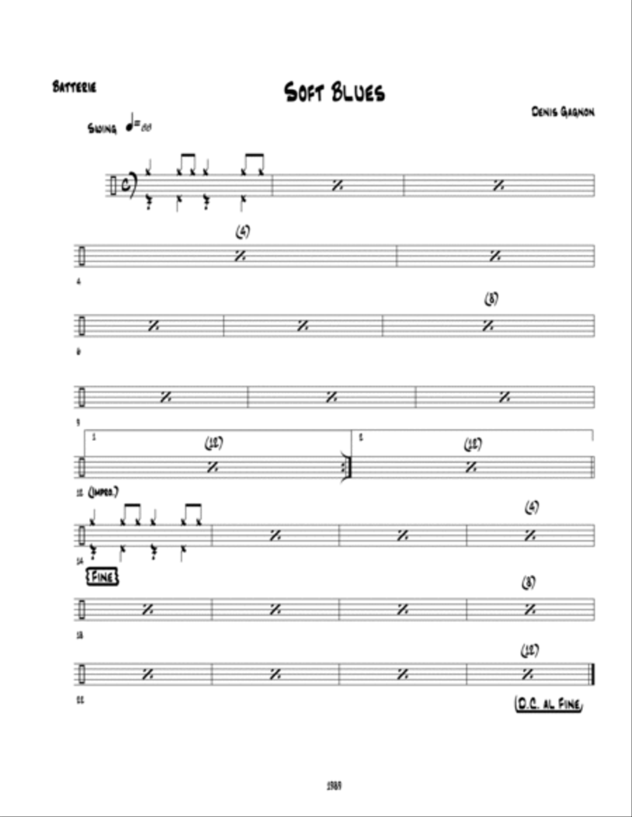 Soft Blues Soft Blues Jazz Ensemble scores gallery preview page 4