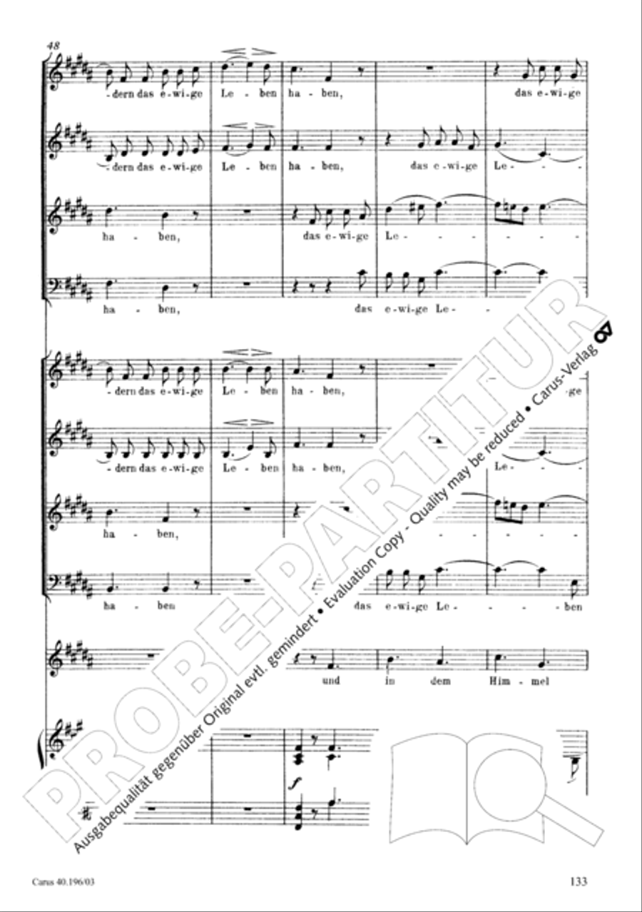 Die Geburt Christi SSA scores gallery preview page 134