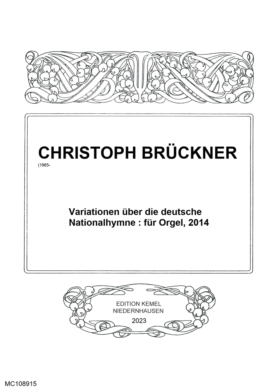 Variationen über die deutsche Nationalhymne Piano scores gallery preview page 1