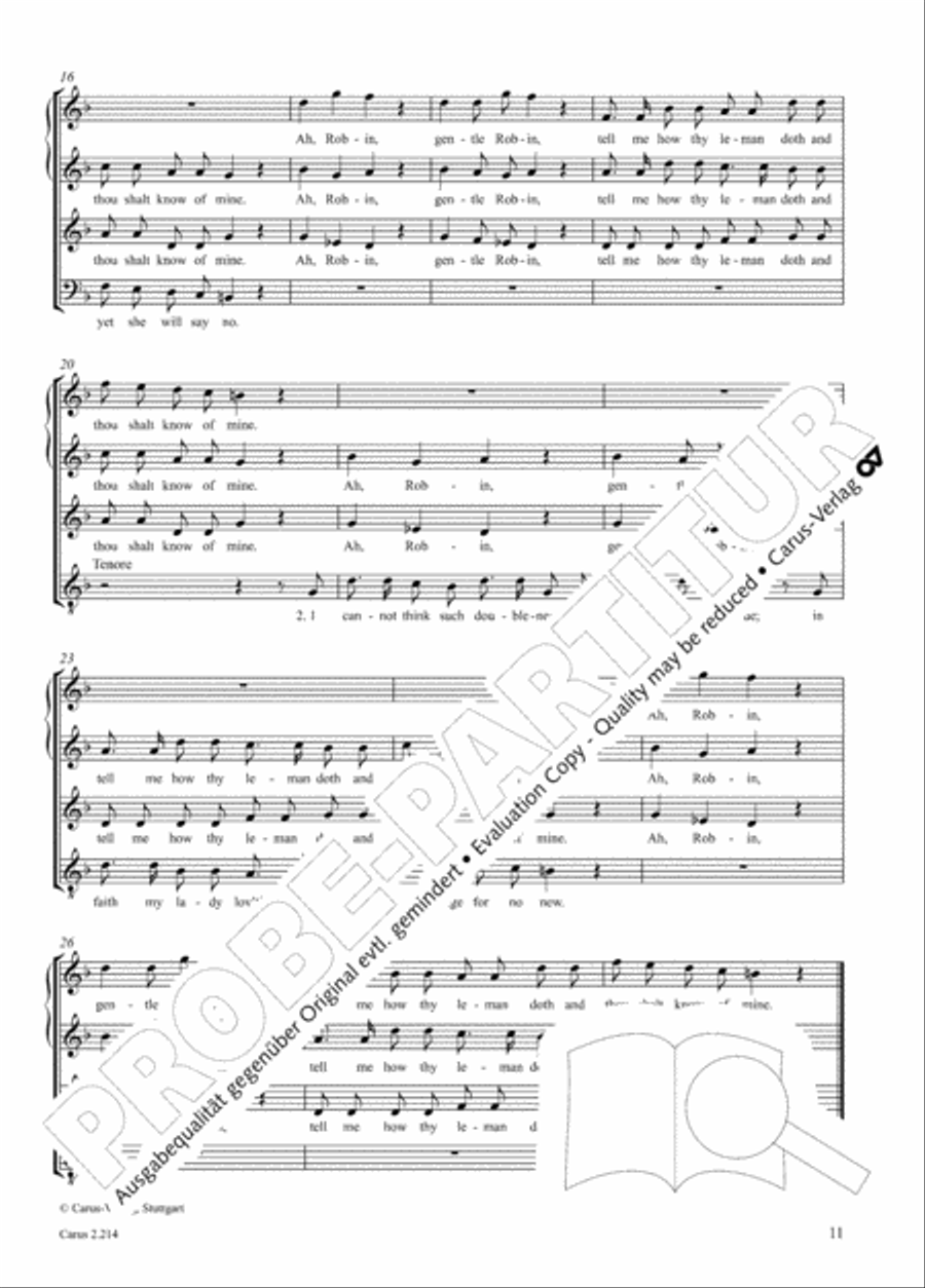 Choral Collection Folk Songs Choir scores gallery preview page 10