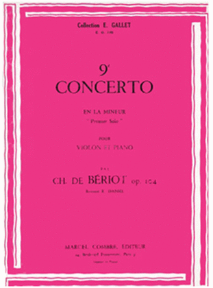 Concerto No. 9 en La min. Op. 104: solo no. 1