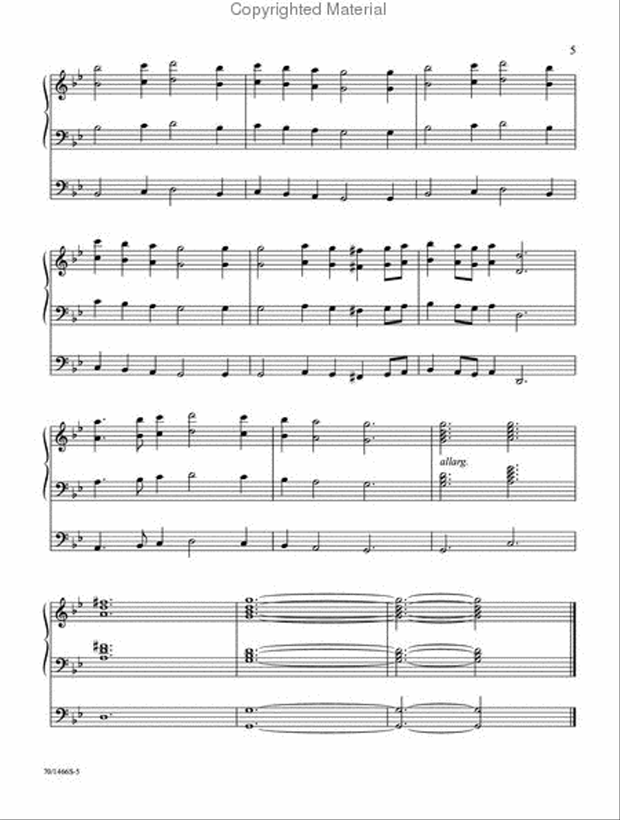 A Treasury of Holy Week and Easter Music for Organ Organ Solo scores gallery preview page 4
