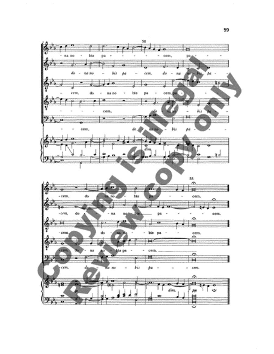 Mass for Five Voices Mass for Five Voices SATTB scores gallery preview page 14