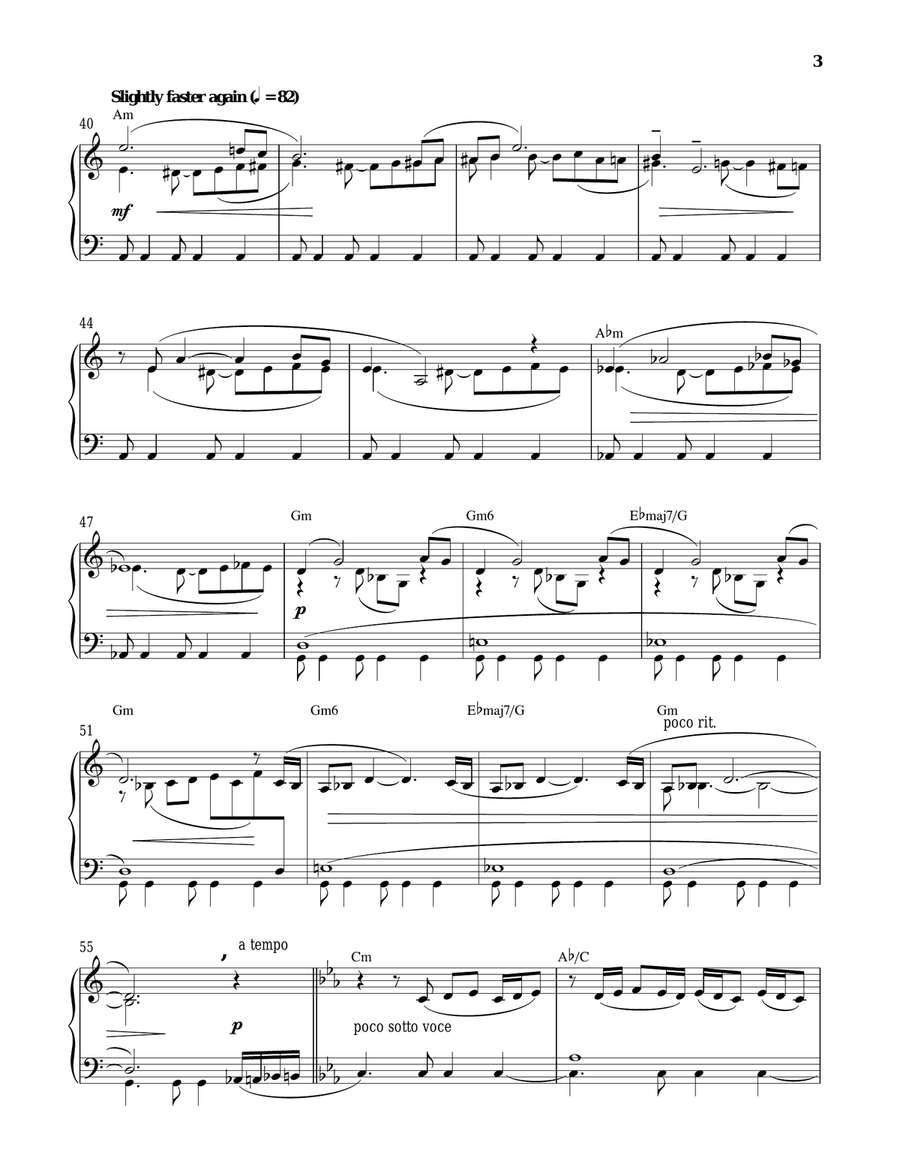 Milonga For Three Piano Solo scores gallery preview page 3