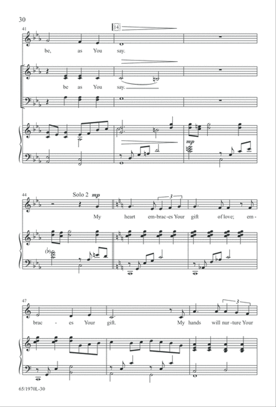 A Great and Mighty Wonder 4-Part scores gallery preview page 31