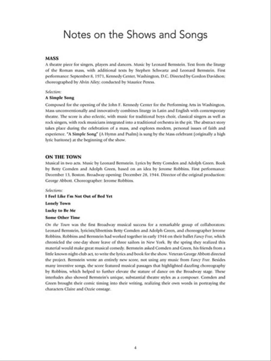 Bernstein for Singers - Baritone/Bass Baritone Voice scores gallery preview page 5