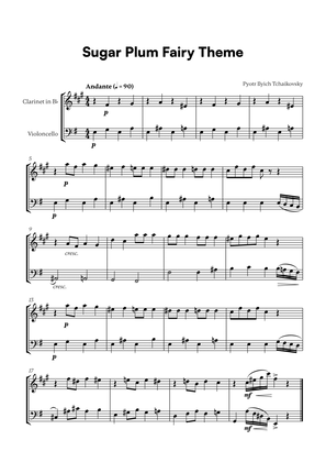 Tchaikovsky - Sugar Plum Fairy Theme (for Clarinet and Cello)