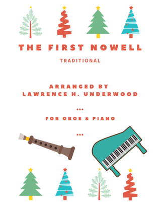 Book cover for The First Nowell for Solo Oboe