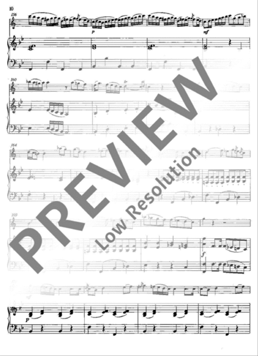 Concerto Bb major Clarinet scores gallery preview page 11