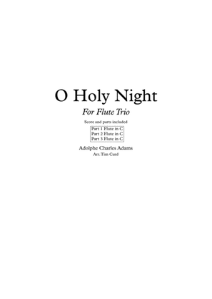 Book cover for O Holy Night. Flute Trio