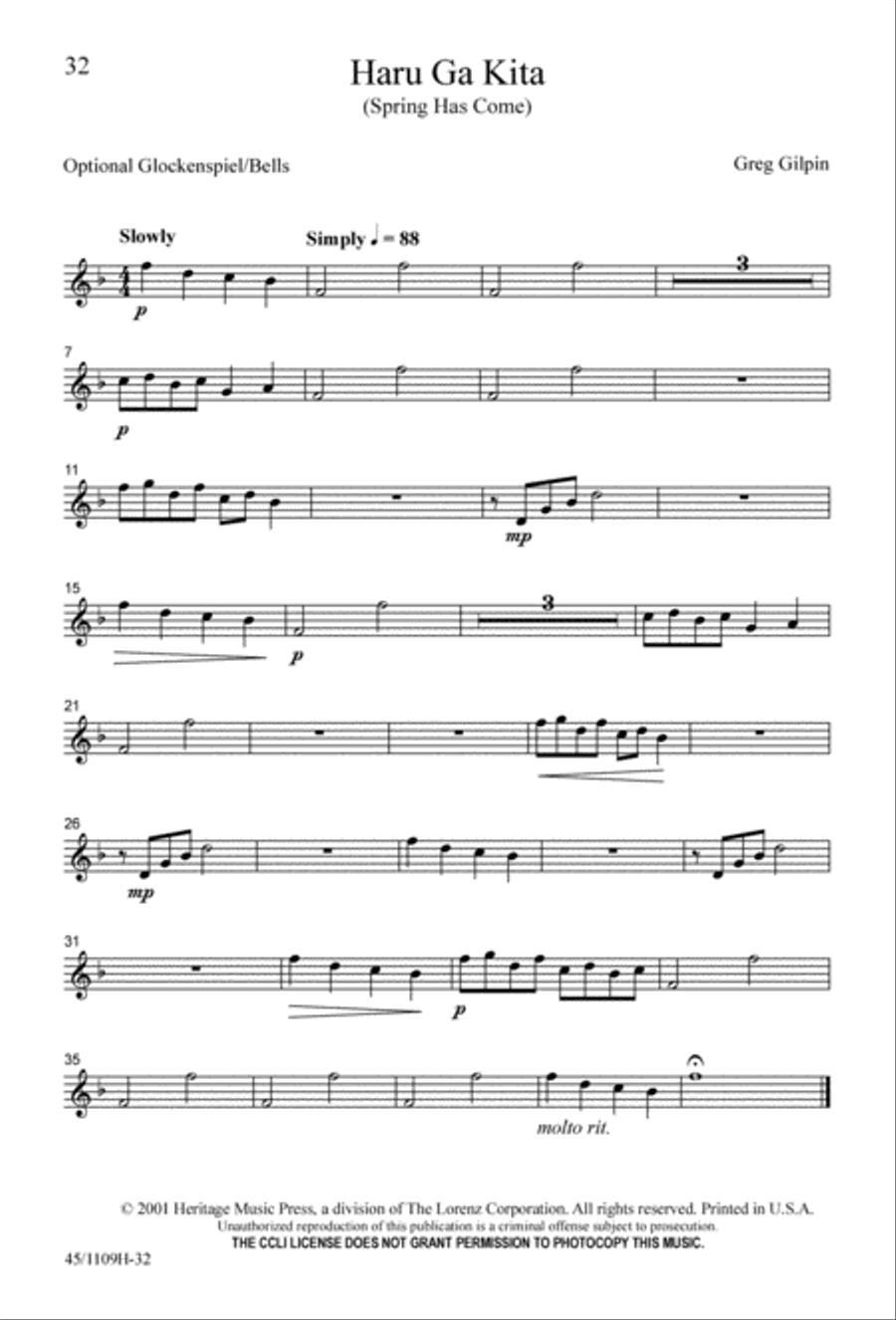 In Concert! for 2-part Choirs 2-Part scores gallery preview page 33