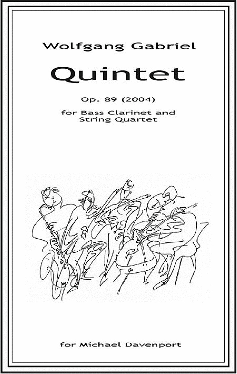 Quintet Bass Clarinet scores gallery preview page 1