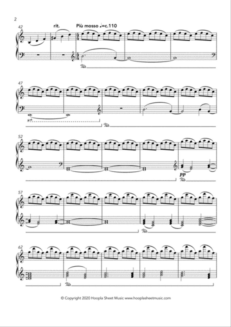 Isolation Piano Solo scores gallery preview page 2