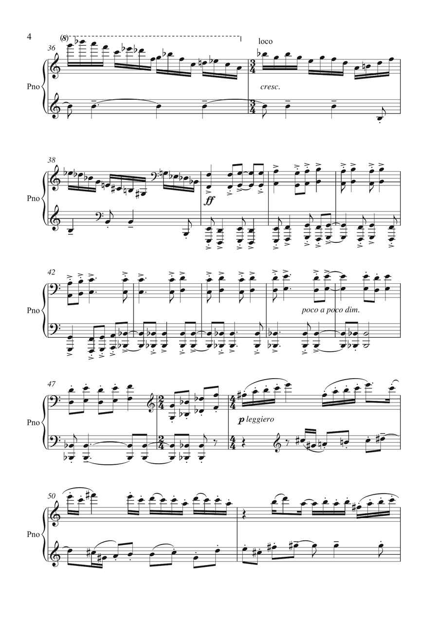 Sonata (Study No. 12) Piano Method scores gallery preview page 4