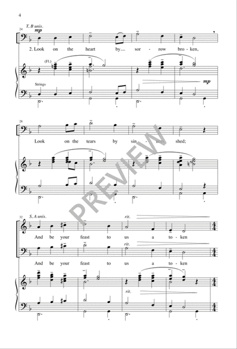 Bread of the World in Mercy Broken 2-Part scores gallery preview page 4