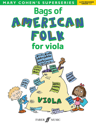 Book cover for Bags of American Folk for Viola