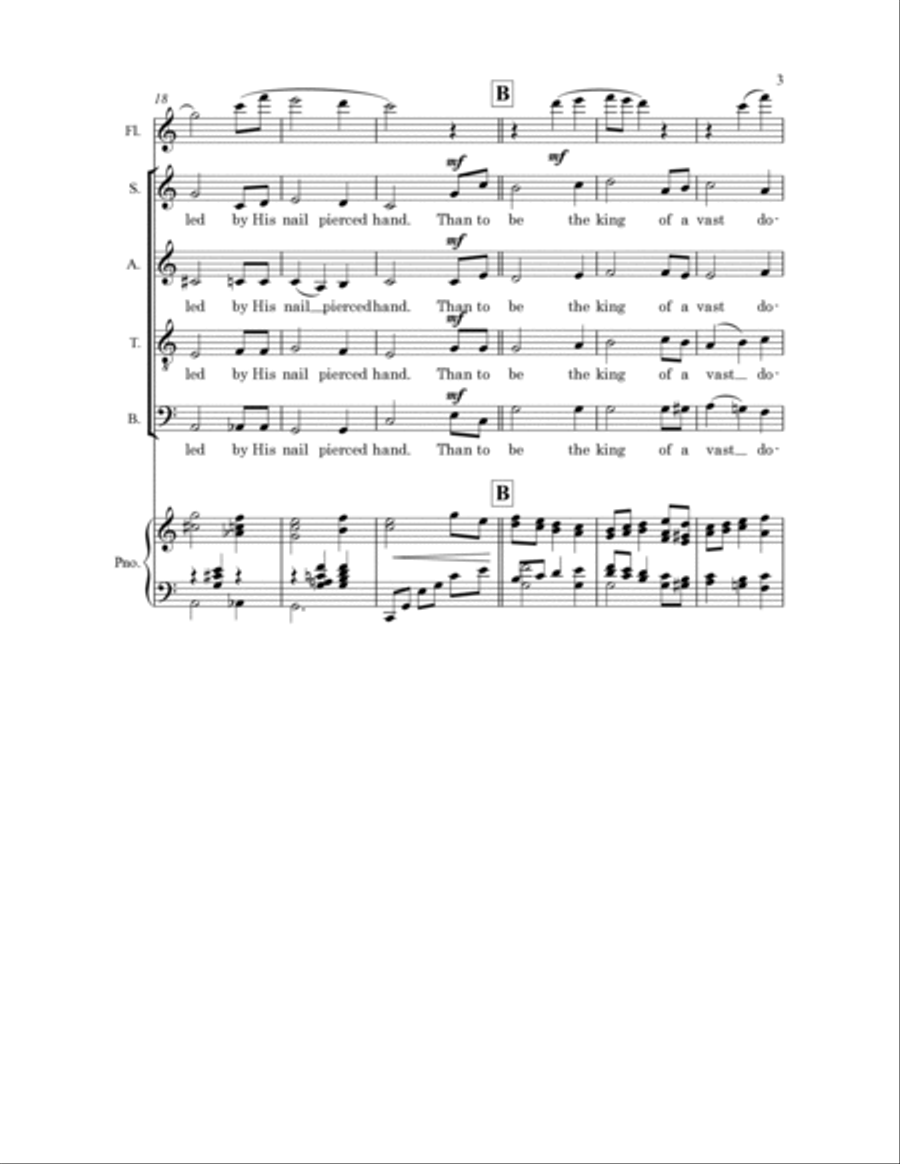 I'd Rather Have Jesus I'd Rather Have Jesus 4-Part scores gallery preview page 3