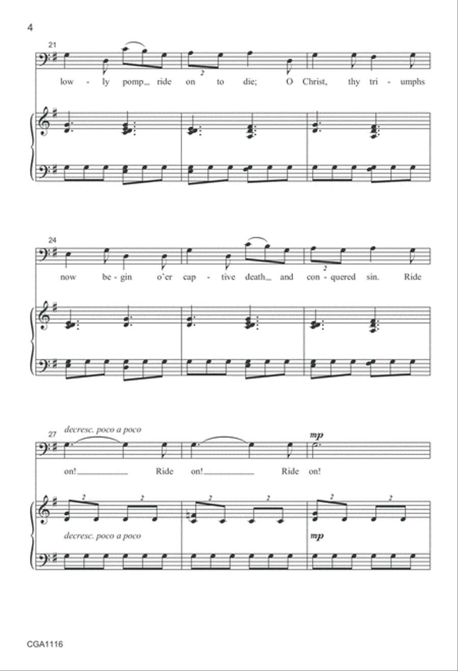 Ride On 4-Part scores gallery preview page 4
