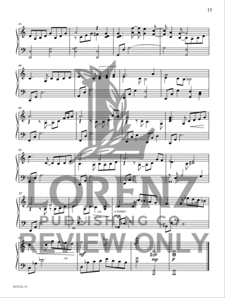 The Best of Mark Hayes for the Intermediate Pianist Piano Solo scores gallery preview page 10