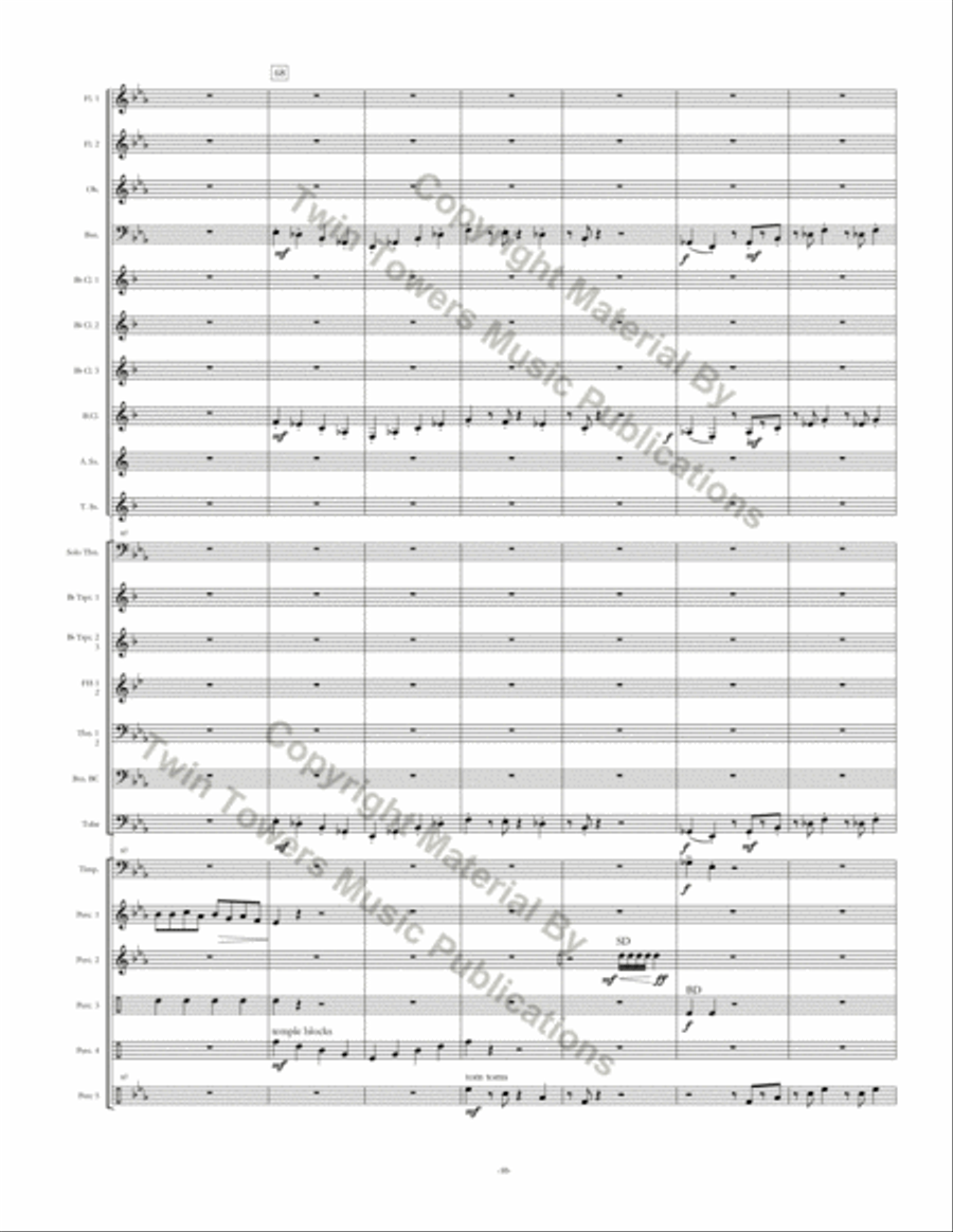 Seminar Concert Band scores gallery preview page 12