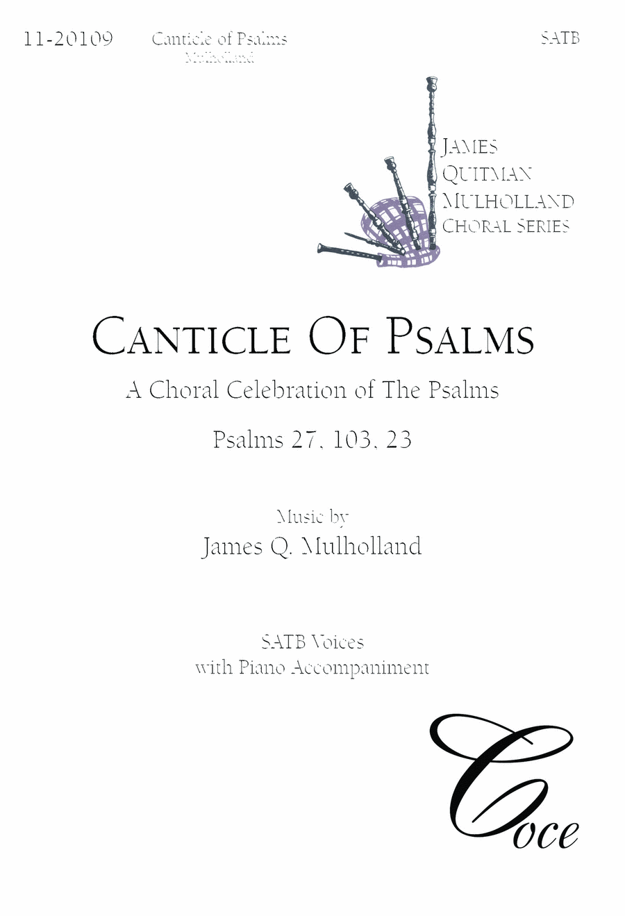 Canticle Of Psalms Canticle Of Psalms 4-Part scores gallery preview page 1