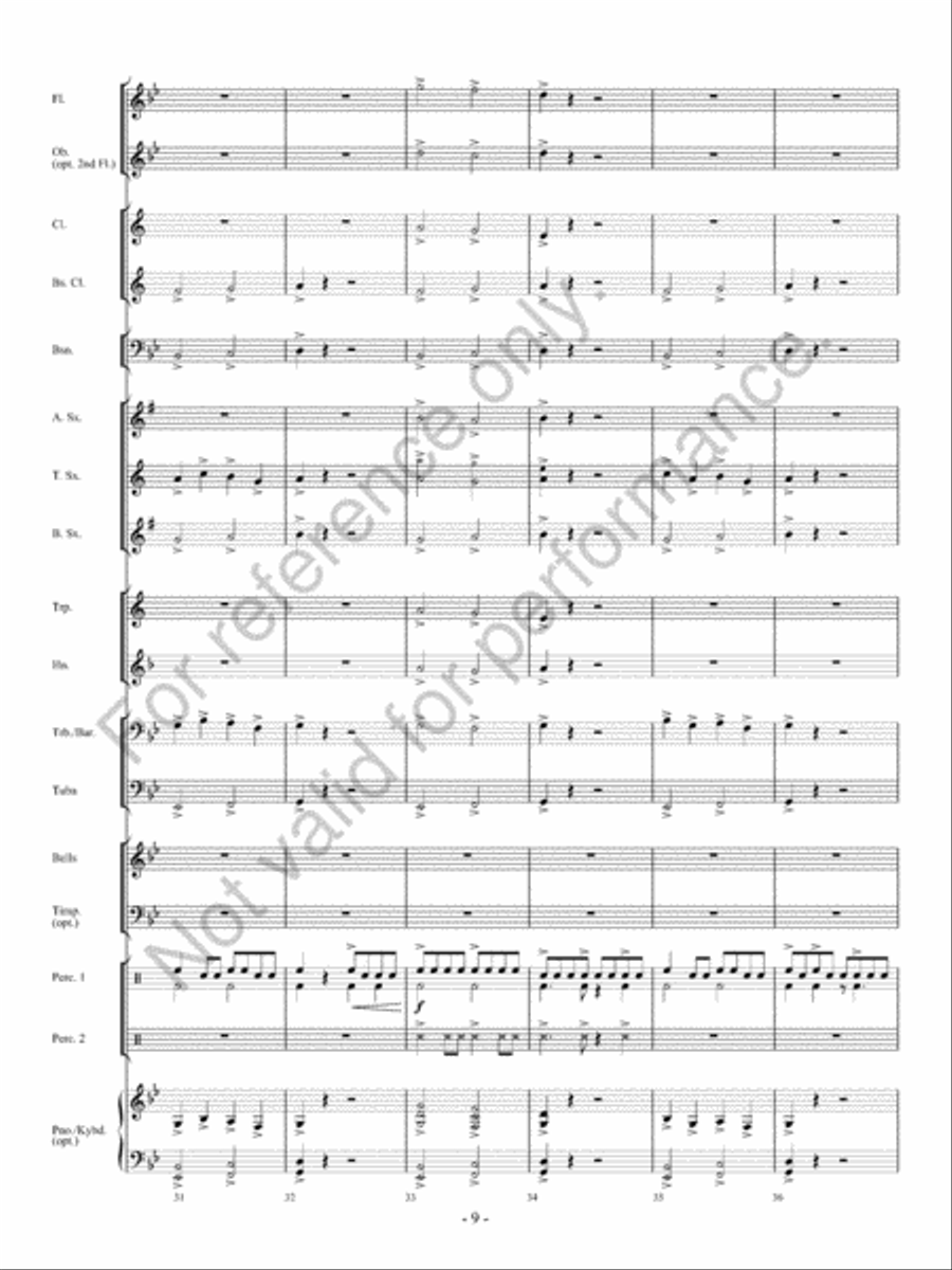 Nighthawk Nighthawk Concert Band scores gallery preview page 10