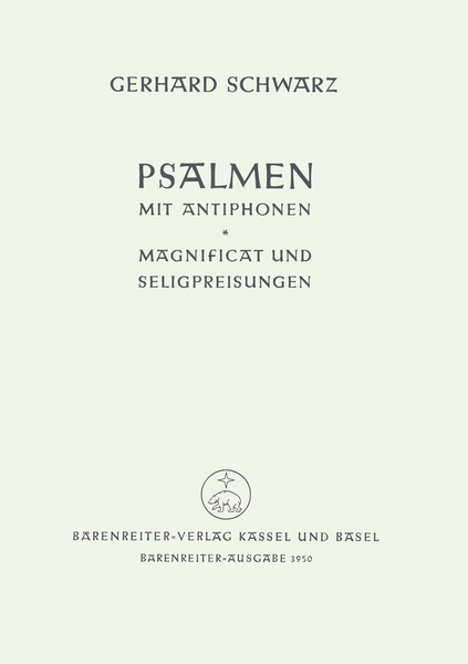 Psalmen und Antiphonen - Magnificat - Seligpreisungen