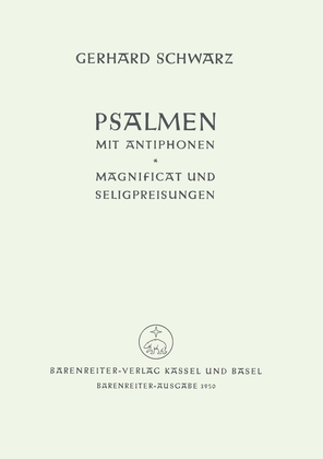 Psalmen und Antiphonen - Magnificat - Seligpreisungen