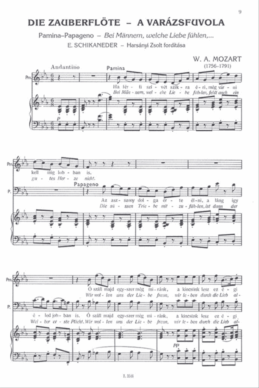 Berühmte Opernduette Sopran und Bariton Baritone Horn scores gallery preview page 3