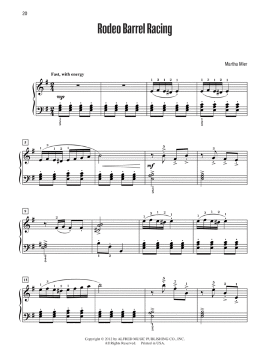 Center Stage, Book 3 Piano Solo scores gallery preview page 5