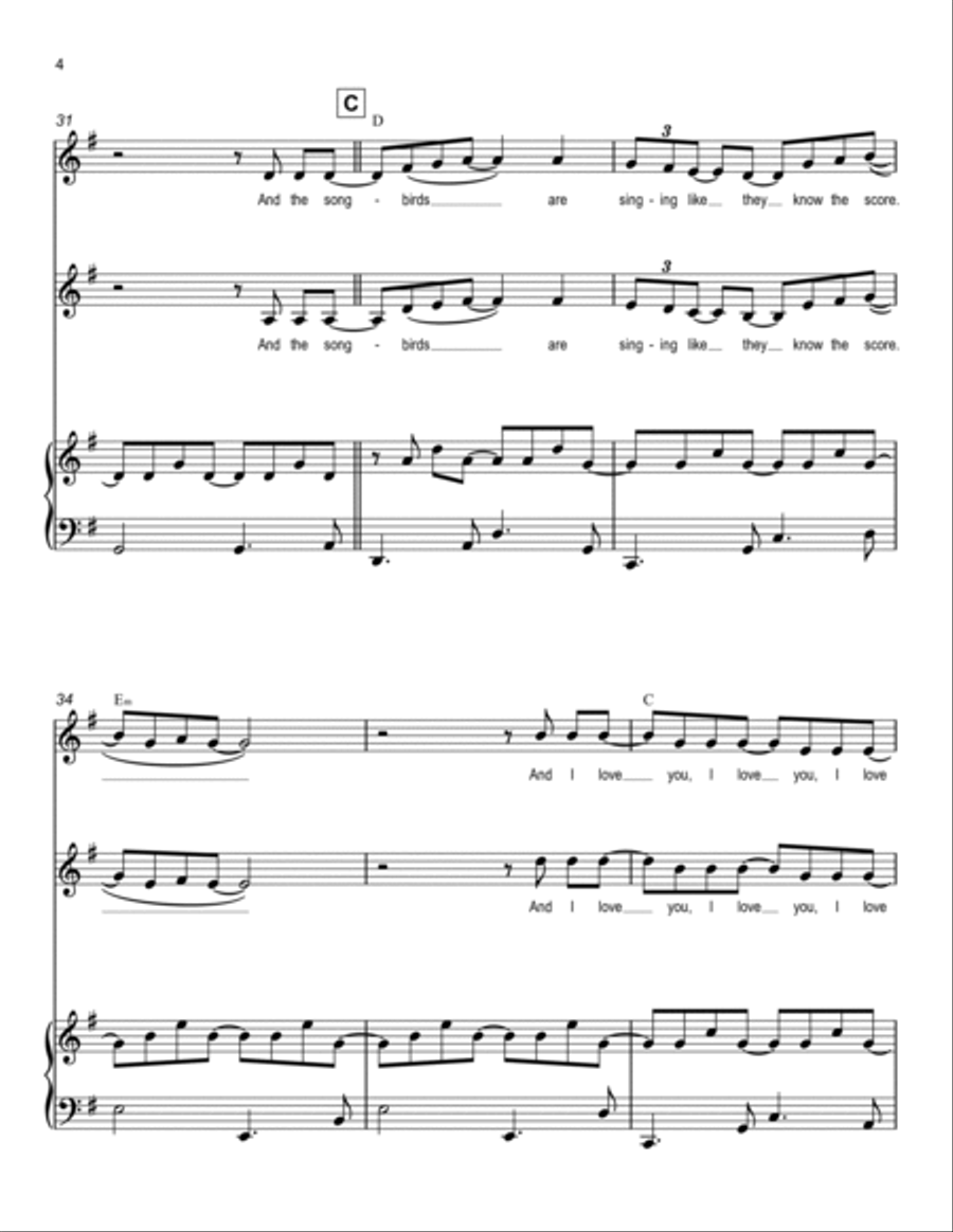 Songbird Voice scores gallery preview page 4