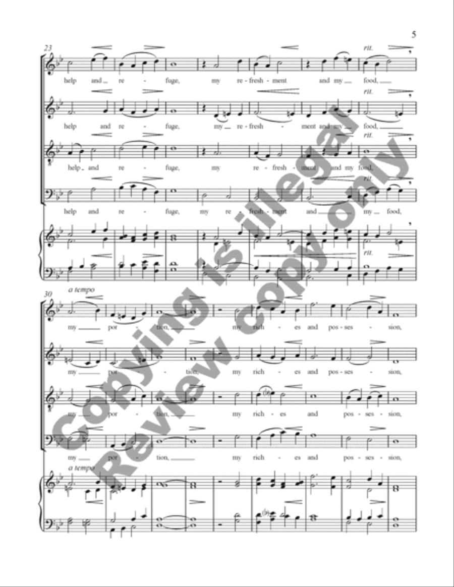 Be Thou alone Be Thou alone 4-Part scores gallery preview page 5