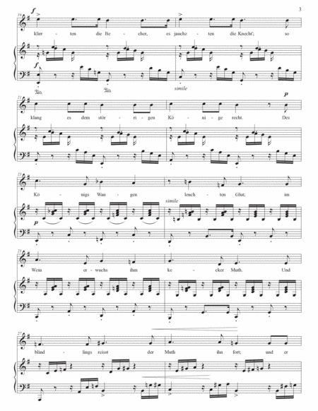 SCHUMANN: Belsatzar, Op. 57 (transposed to E minor)