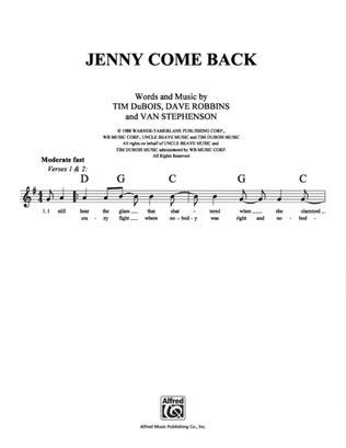 Jenny Come Back