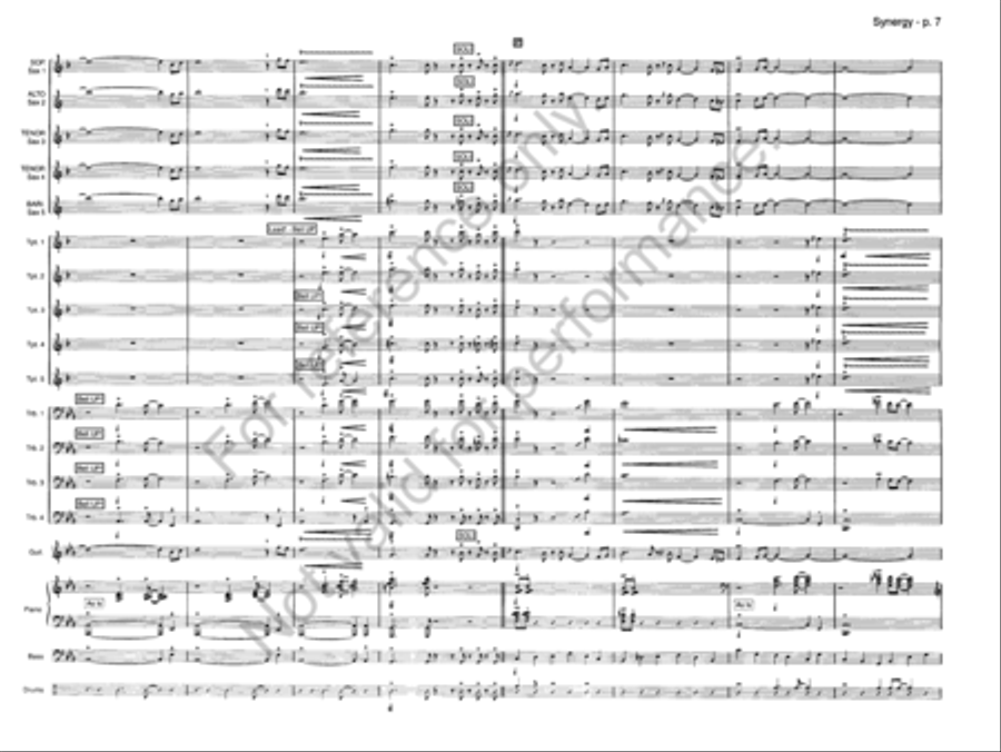 Synergy Jazz Ensemble scores gallery preview page 6