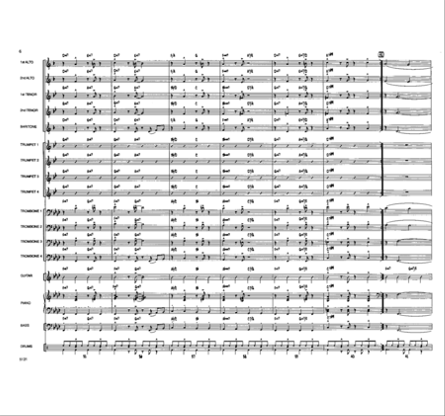 Vertigo Jazz Ensemble scores gallery preview page 7