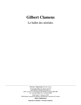 Book cover for Le ballet des néréides