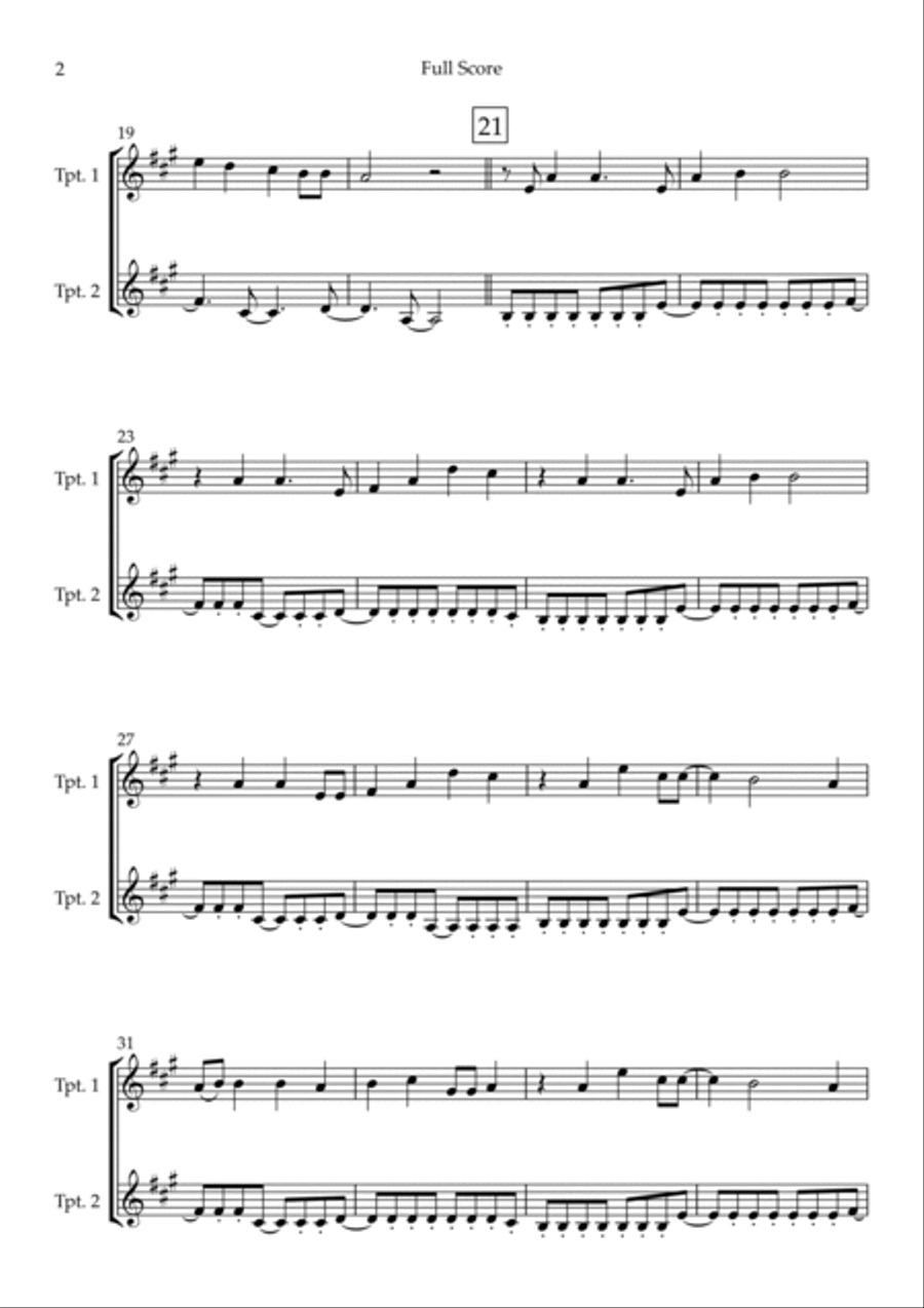 Clarity Trumpet Duet scores gallery preview page 2