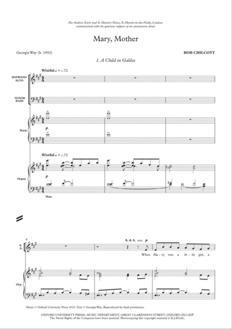 Mary, Mother Mary, Mother Score scores gallery preview page 2