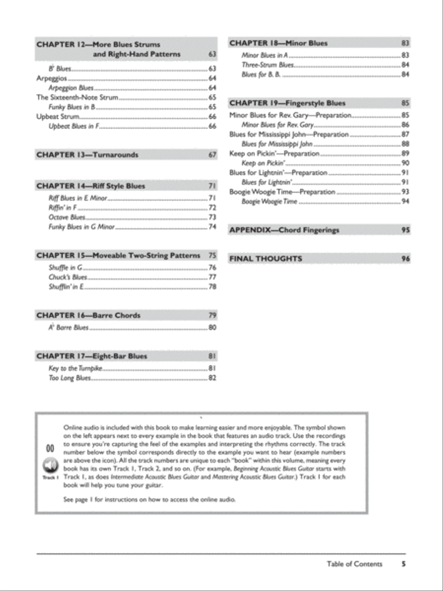 Complete Acoustic Blues Guitar Method Complete Edition Acoustic Guitar scores gallery preview page 5