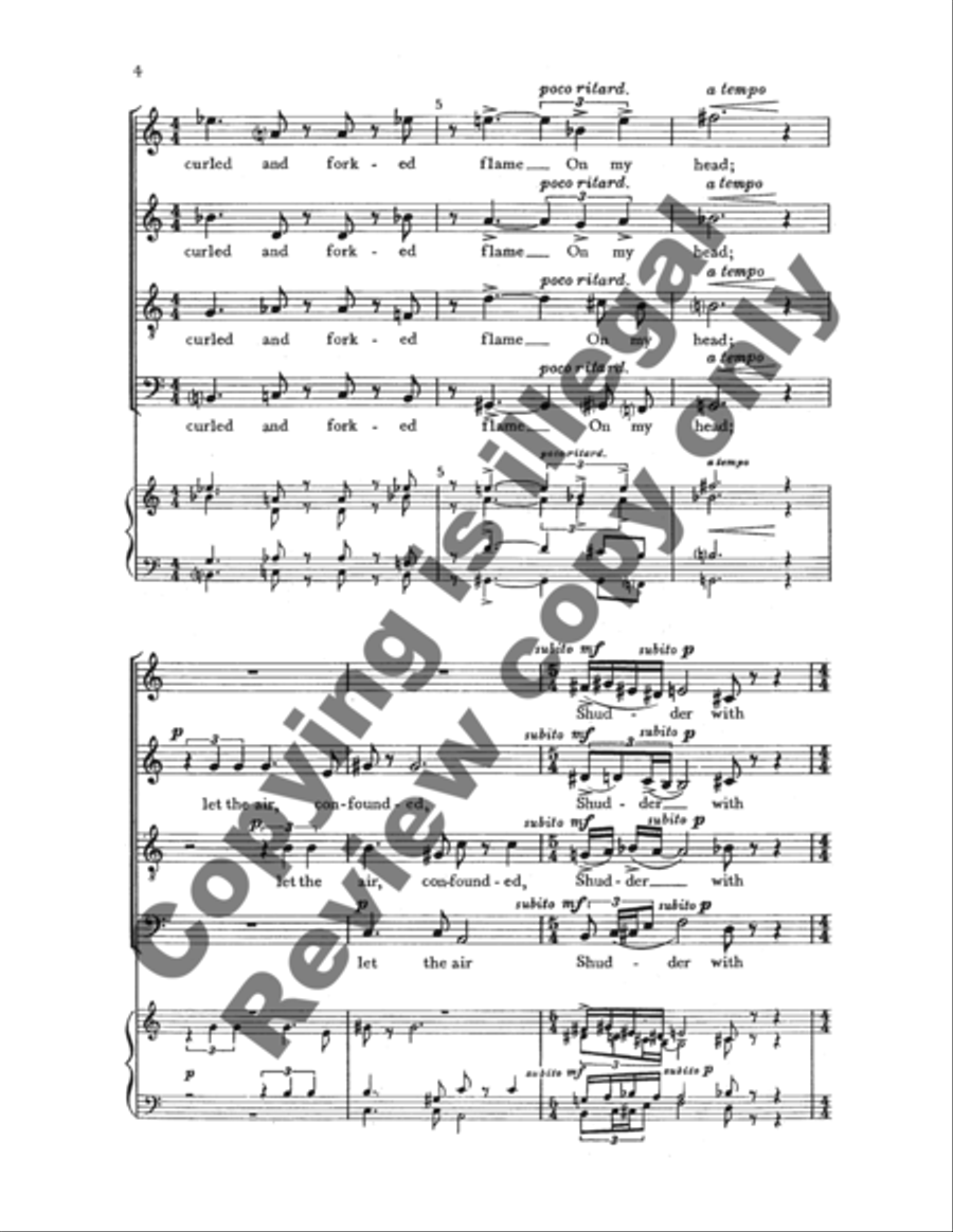 The Defiance of Prometheus 4-Part scores gallery preview page 9