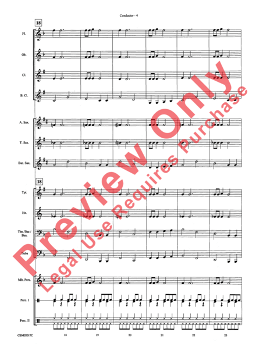 Great Balls of Fire Great Balls of Fire Concert Band scores gallery preview page 6
