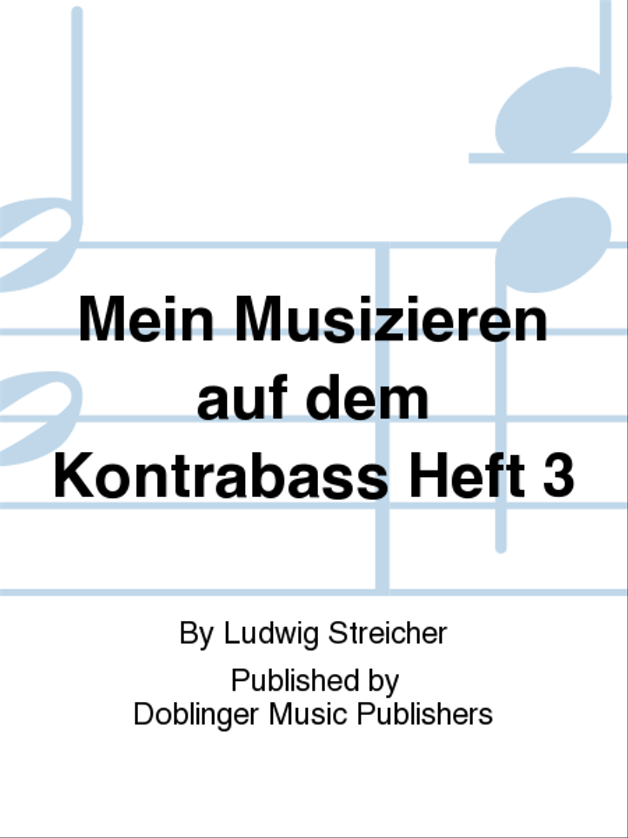 Mein Musizieren auf dem Kontrabass Heft 3 Double Bass scores gallery preview page 1