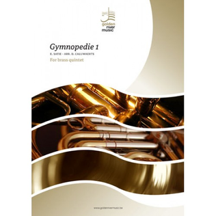 Book cover for Gymnopedie 1 for brass quintet